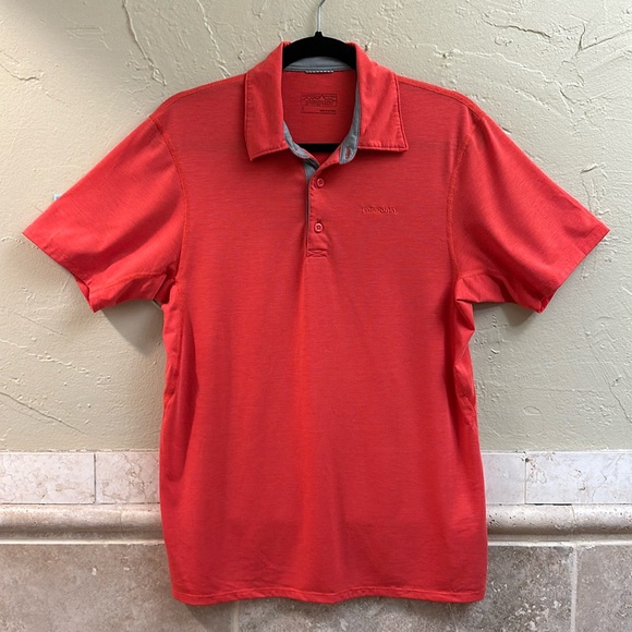 Patagonia Tops - Patagonia women's coral polo shirt size Small